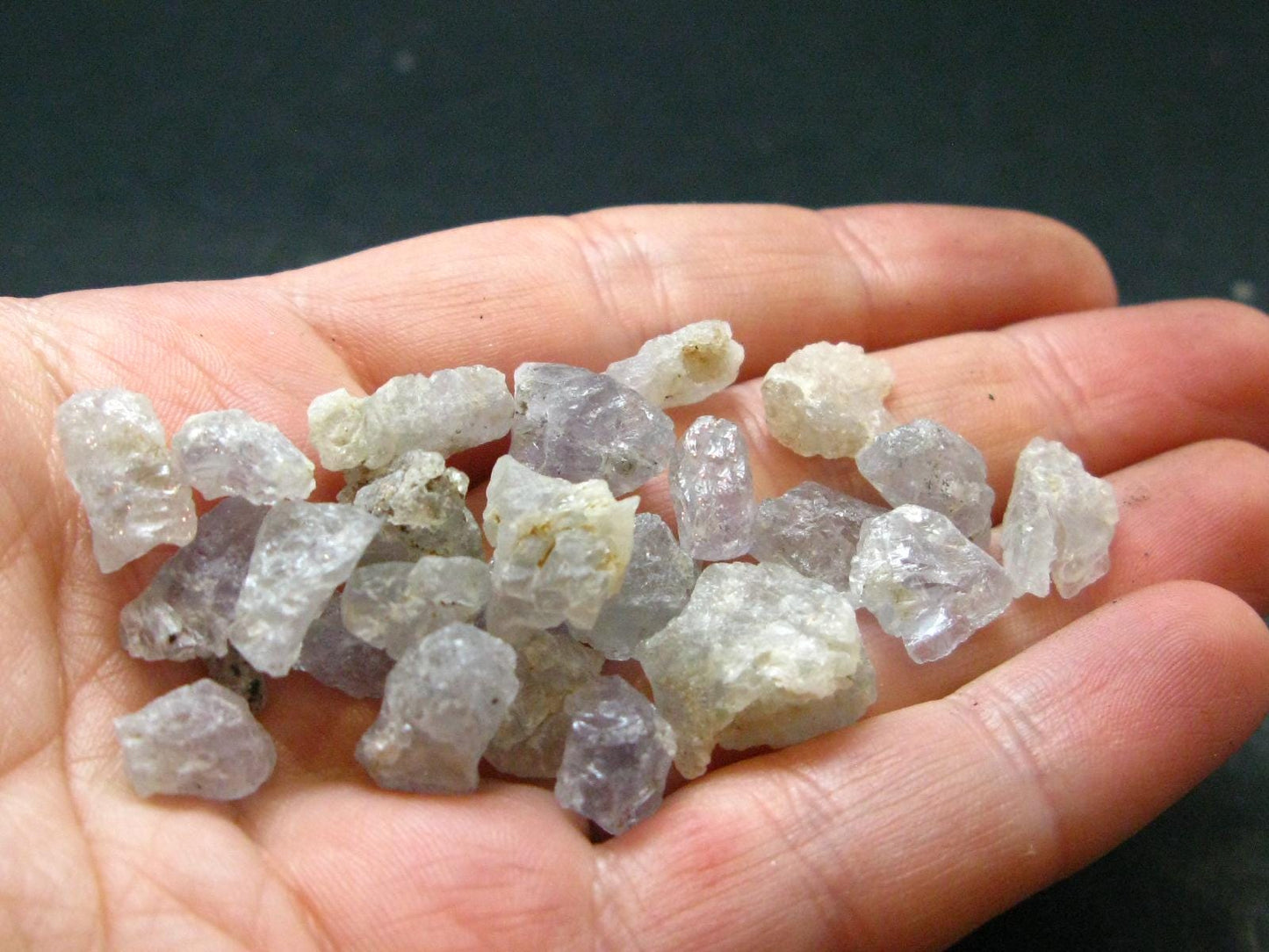 Lot of 25 Gray Herderite Crystals from Africa - 84.20 Carats