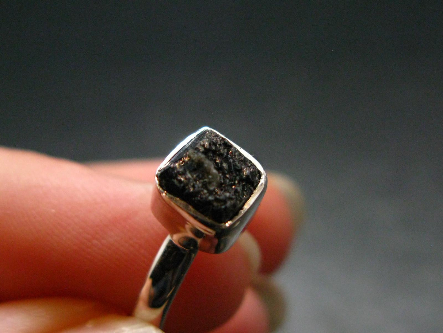 Terminated Brookite Crystal Silver Ring From Arkansas - Size 6 - 2.0 Grams