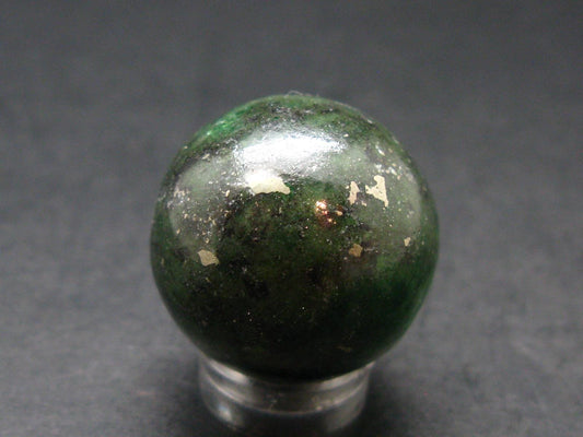 Gem Tsavorite Garnet Sphere Ball From Tanzania - 26.73 Grams - 0.9"