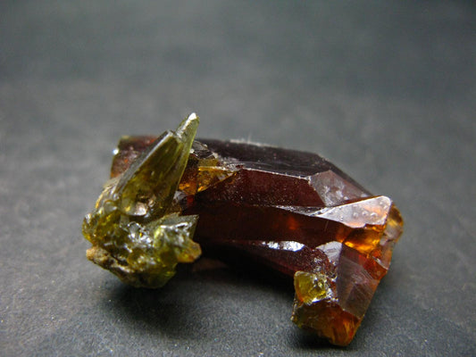 Stunning Fire Red Zincite Zinkite Crystal From Poland - 1.1" - 60.20 Carats