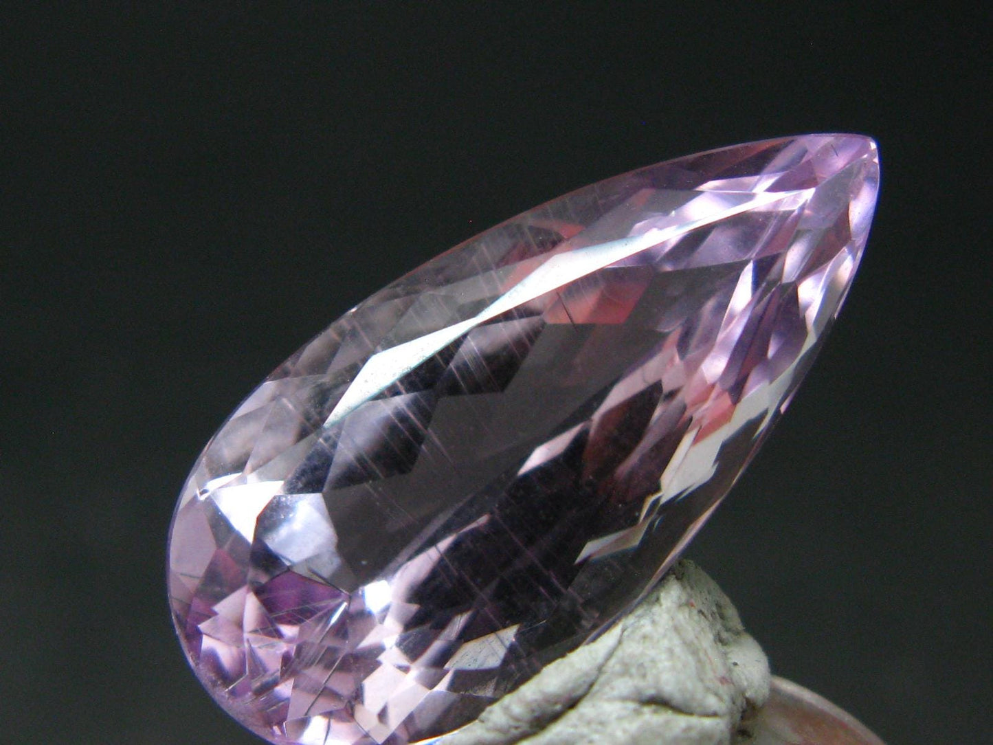 Gem Pink Kunzite Spodumene Facetted Cut Stone From Brazil - 13.22 Carats
