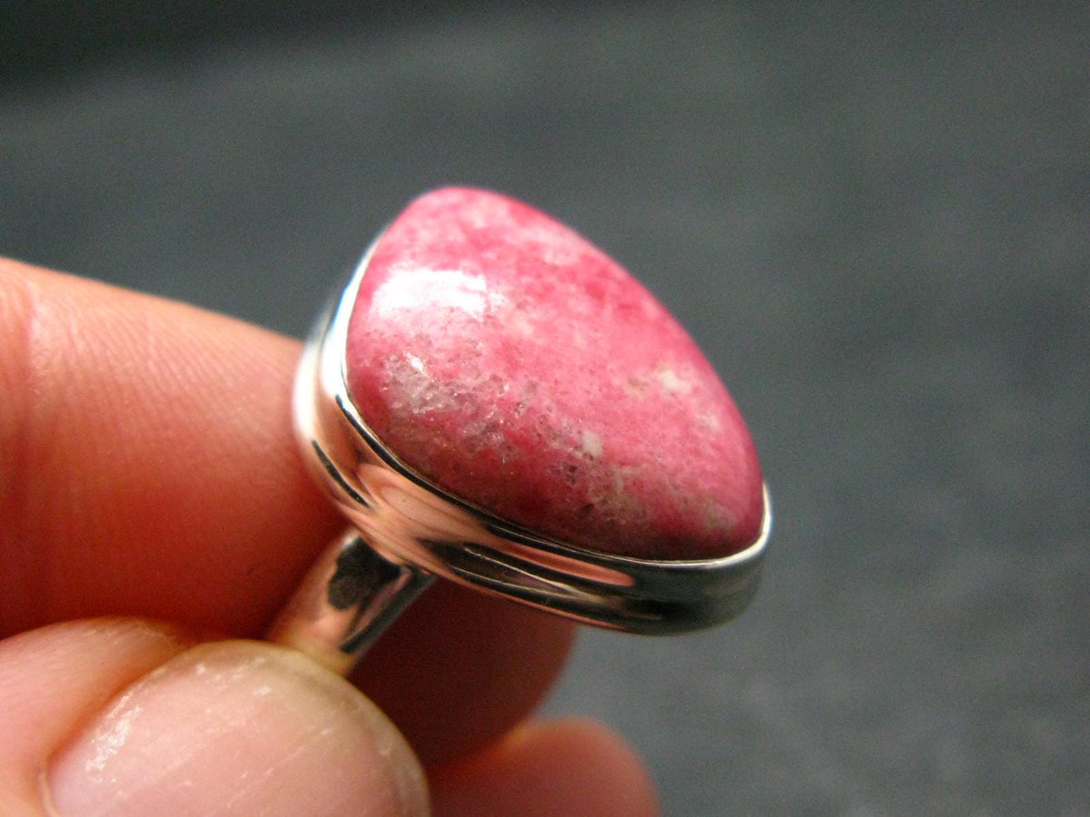 Thulite Silver Pendant From Norway - 5.21 Grams - Size 8