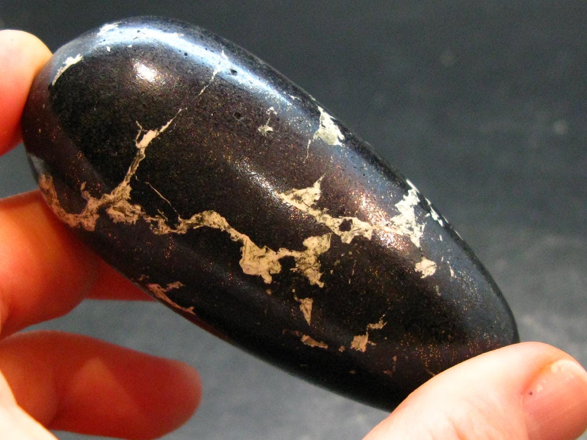 Covelite Covellite Tumbled Stone From Peru - 2.9" - 98.53 Grams