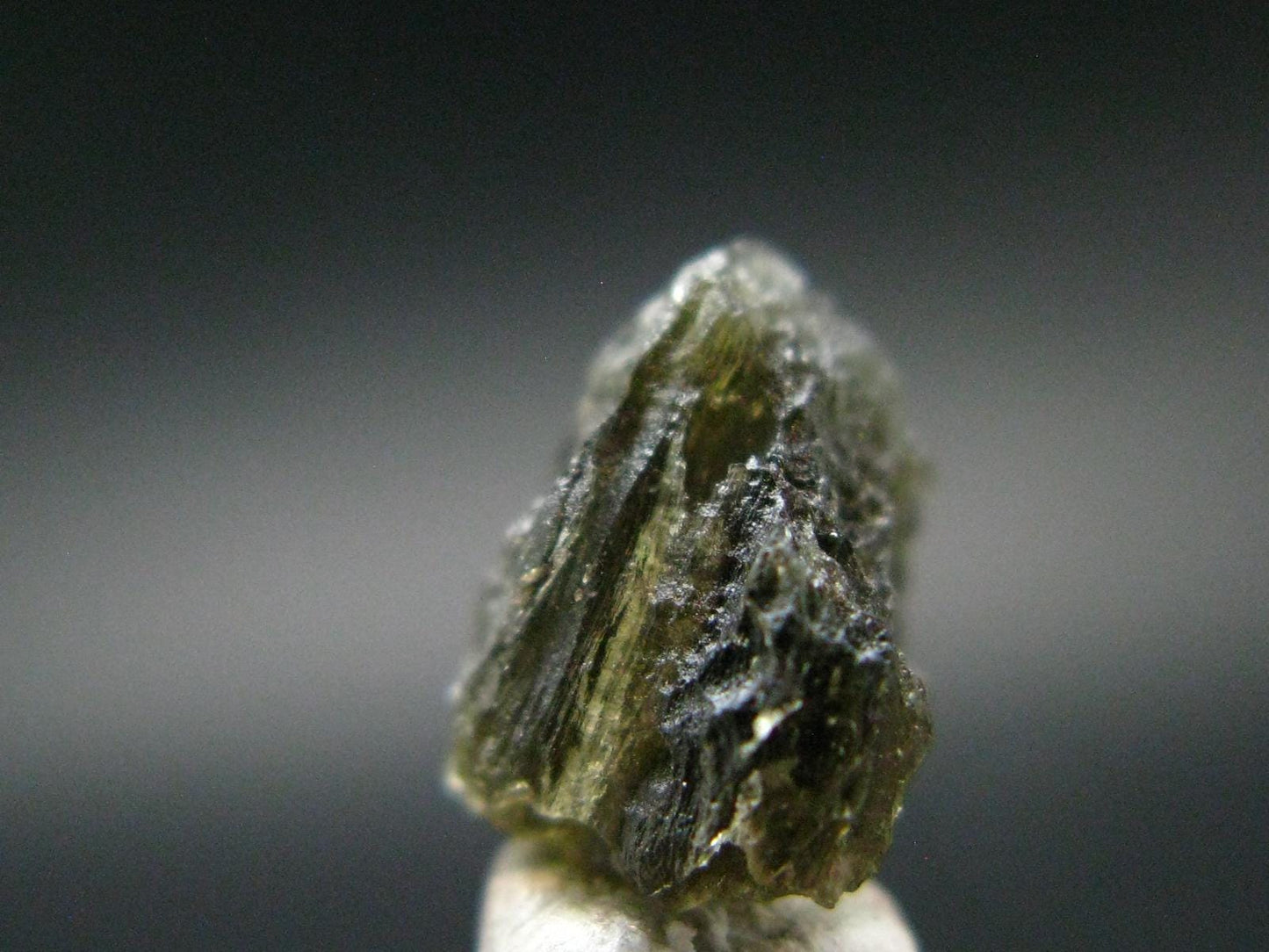 Moldavite Tektite Raw Piece from Czech Republic - 0.4" - 2.90 Carats - 0.58 Grams