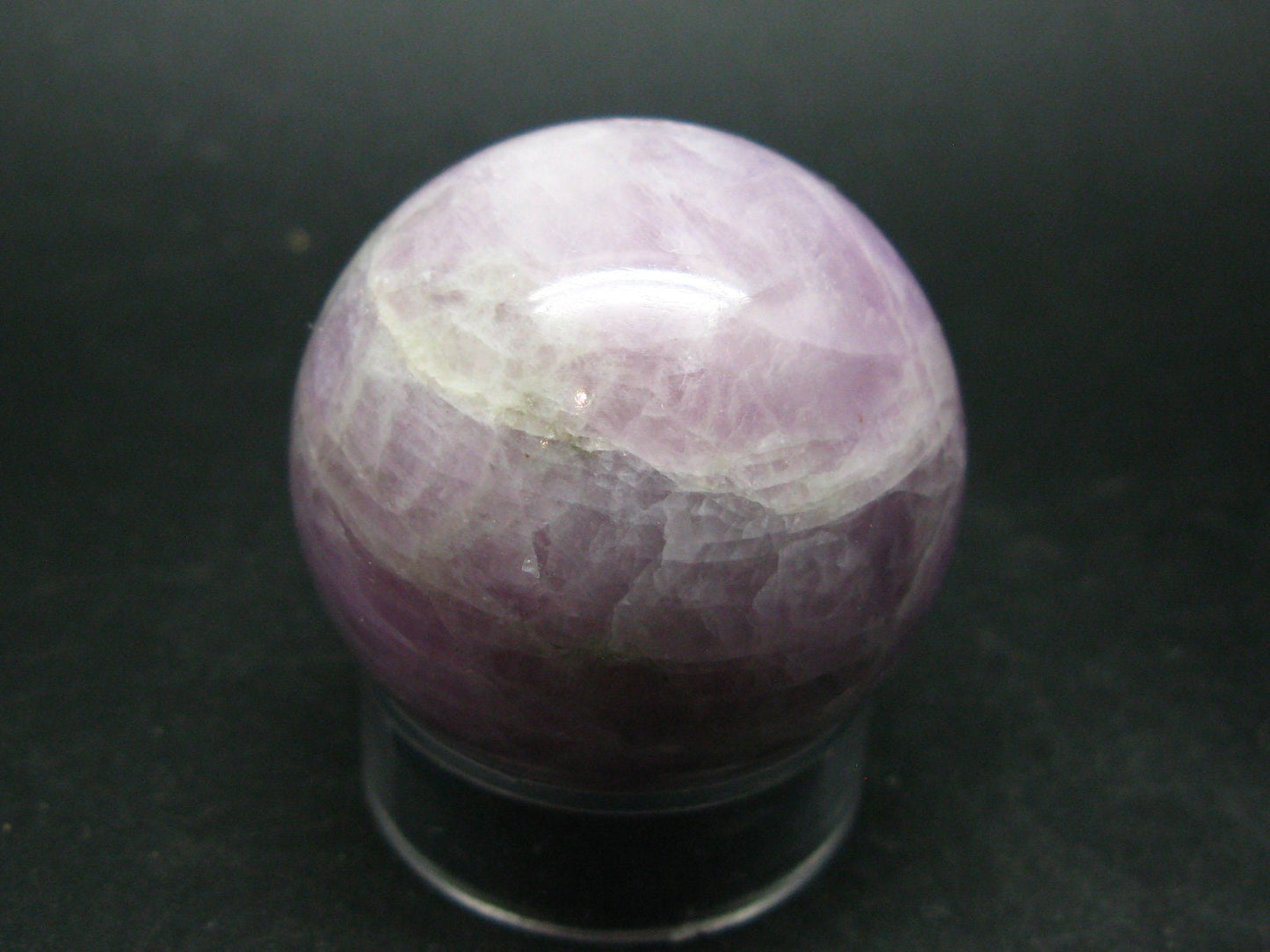 Rich Pinkish - Purple Kunzite Spodumene Sphere Ball From Madagascar - 1.5"