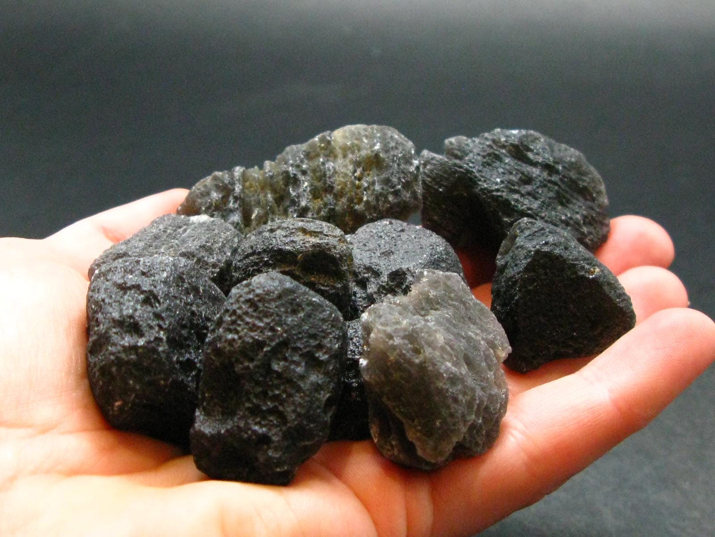 Lot of 10 Cintamani Stones from Indonesia - 134.38 Grams