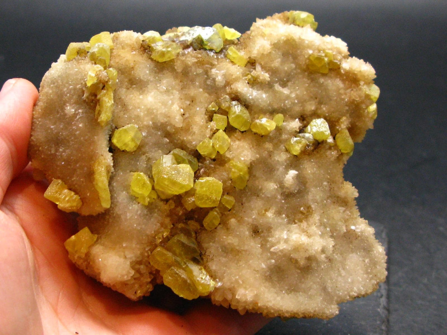 Large Yellow Sulphur Sulfur Cluster Italy - 3.7"
