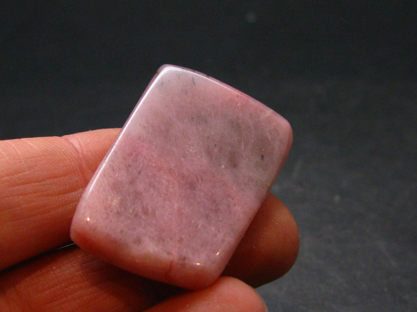 Rare Pink Petalite Tumbled Stone From Canada - 1.2" - 9.55 Grams