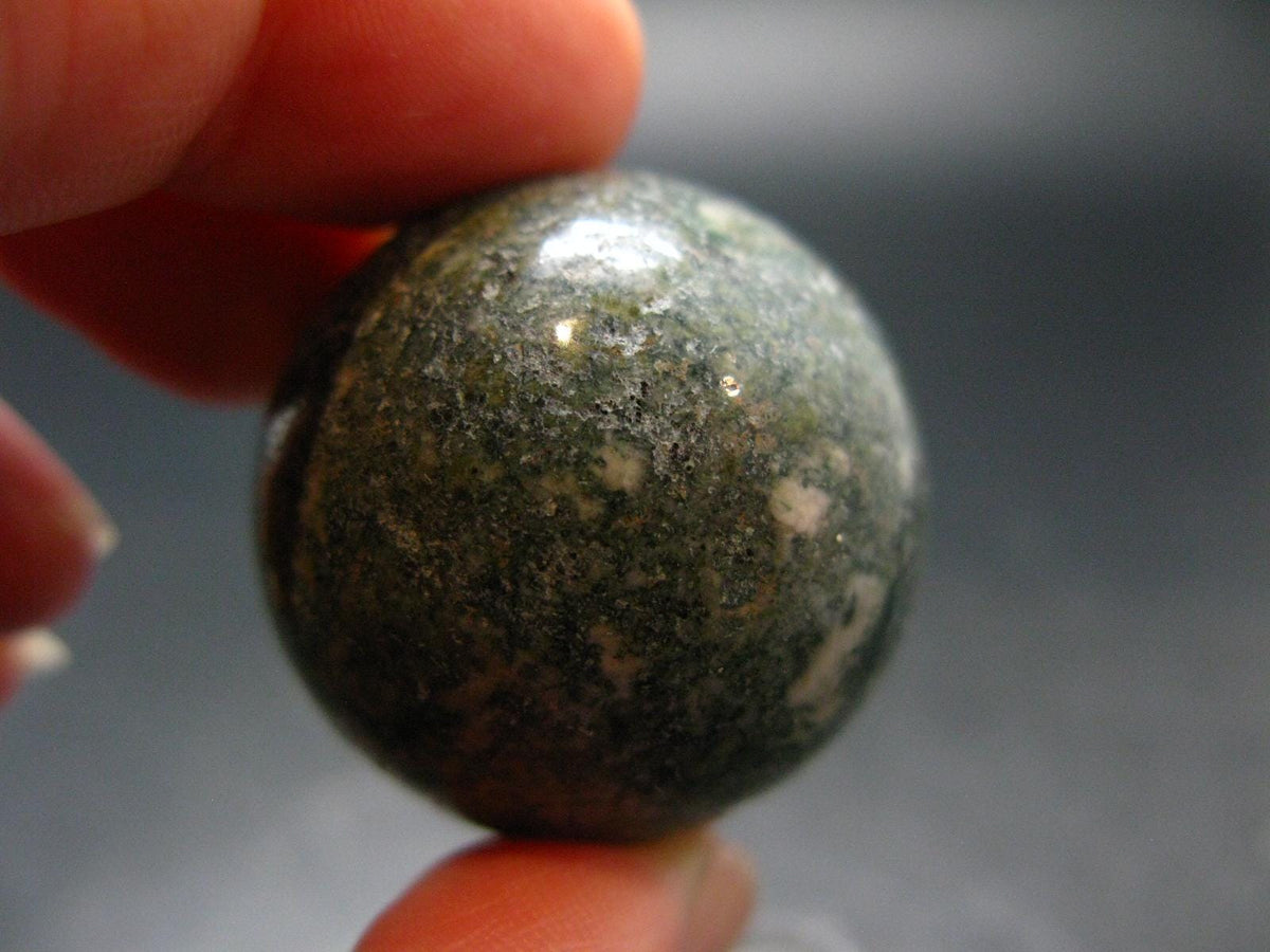 Rare Stonehenge Bluestone Sphere Ball From Wales UK - 1.2" - 41.54 Grams