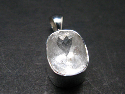 Gem Phenakite Phenacite Facetted Pendant from Russia - 2.57 Grams - 0.8"