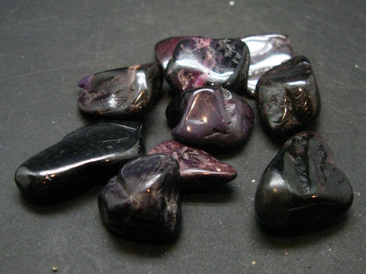 Lot of 10 Purple Sugilite Tumbled Piece From South Africa- 57.24 Grams