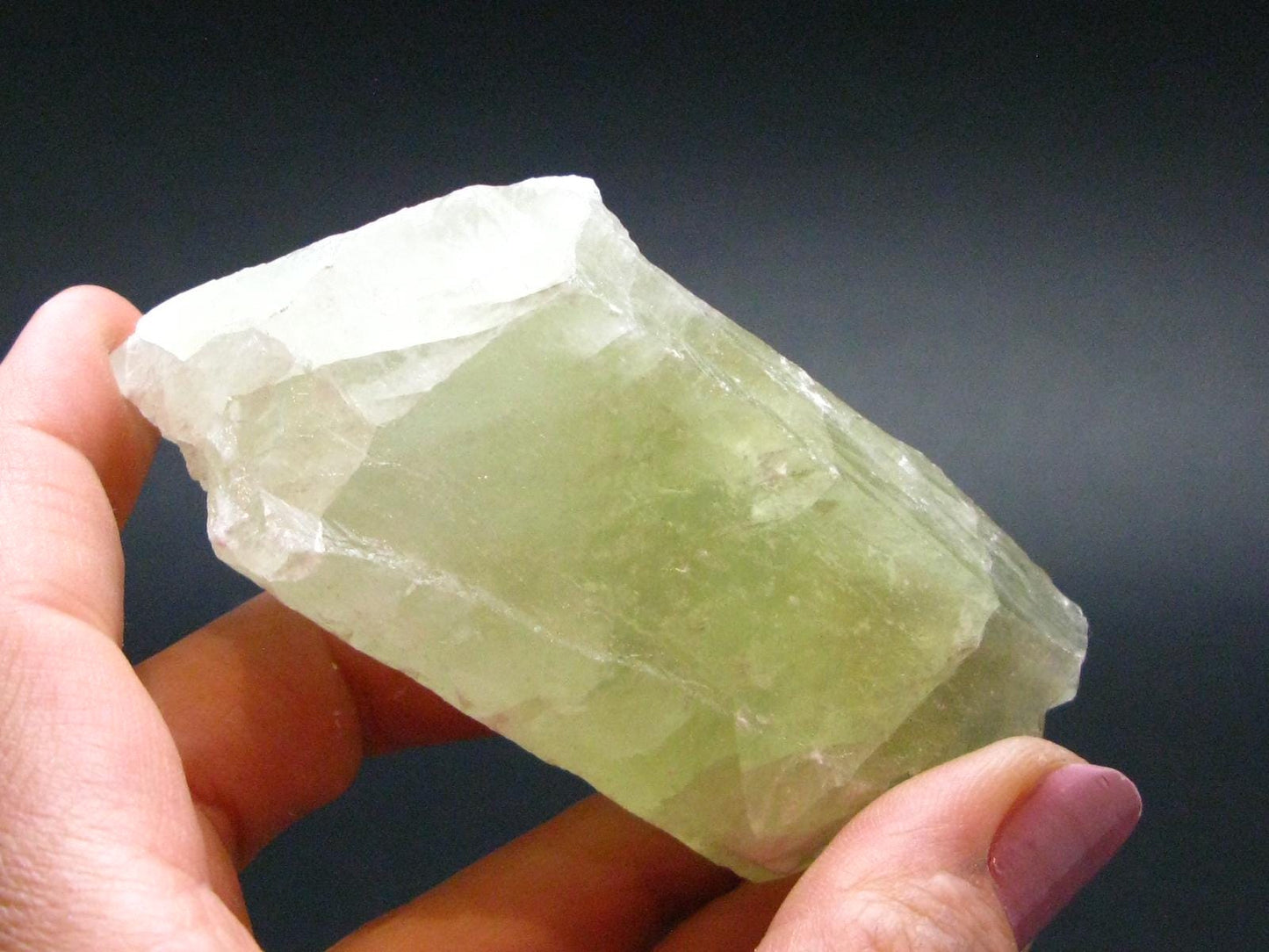 Green Brownish Calcite Crystal from Mexico - 104.19 Grams - 2.9"