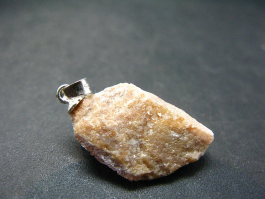 Cobaltocalcite Cobalto Calcite Silver Pendant From Morocco - 1.2" - 2.98 Grams