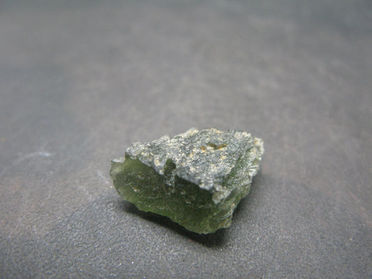 Moldavite Tektite Raw Piece from Czech Republic - 0.6" - 6.05 Carats - 1.22 Grams
