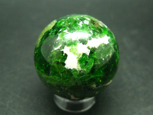 Gem Chrome Diopside Ball Sphere From Russia - 1.1" - 41 Grams