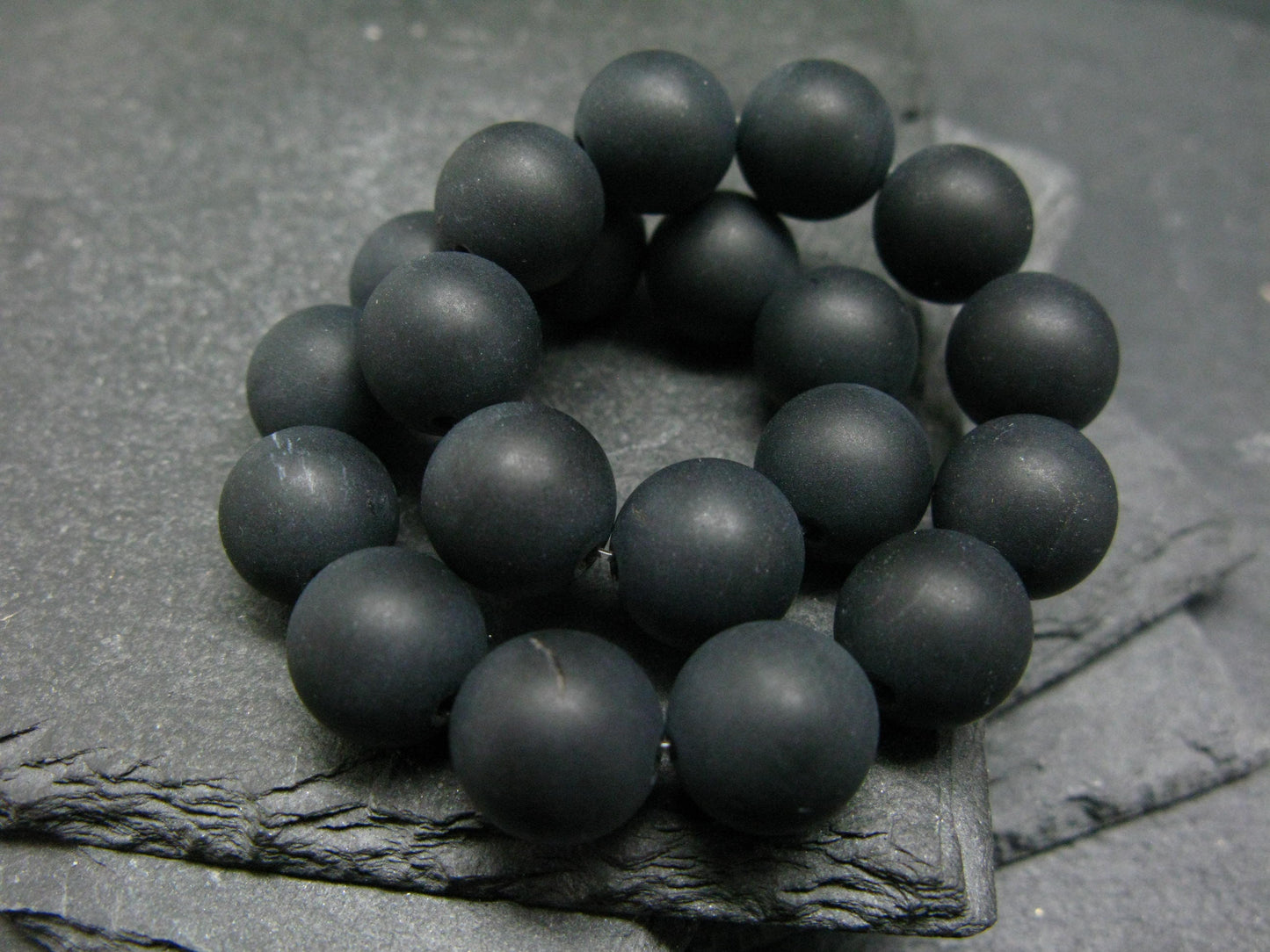 Shamanite Shammanite Genuine Bracelet ~ 7 Inches ~ 10mm Round Beads