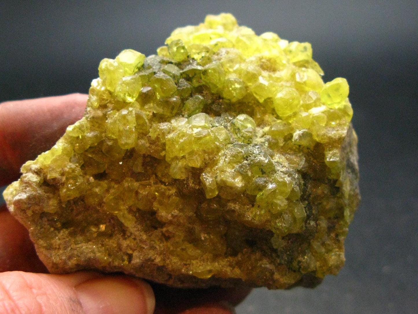 Sulfur Sulphur Cluster From Bolivia - 2.5"