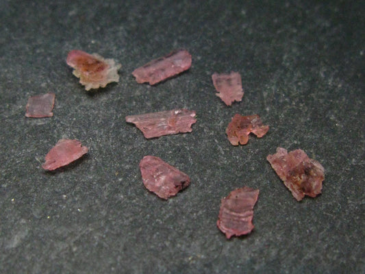 Lot of 10 Rare Gem Vayrynenite Crystals From Pakistan - 1.71 Carats