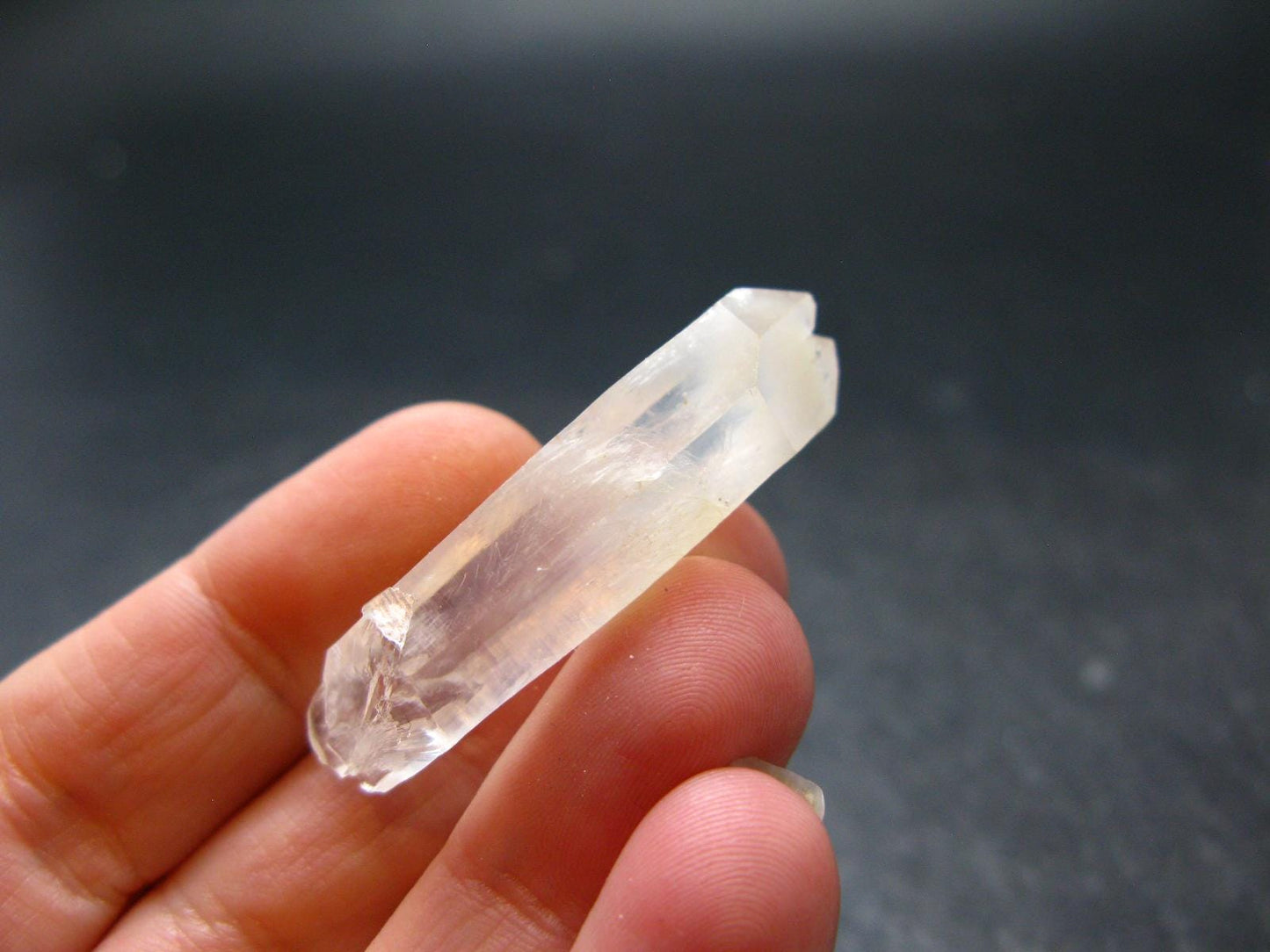 Rare Mango Quartz w/ Hallyosite Crystal From Colombia - 1.6" - 7.35 Grams
