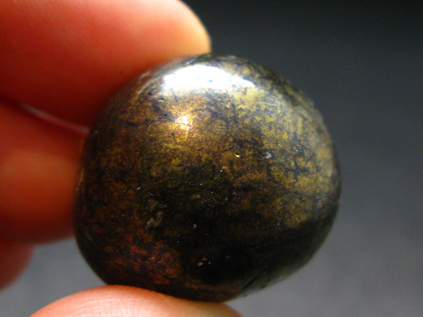 Covelite Covellite Tumbled Stone From Peru - 0.9" - 20.90 Grams