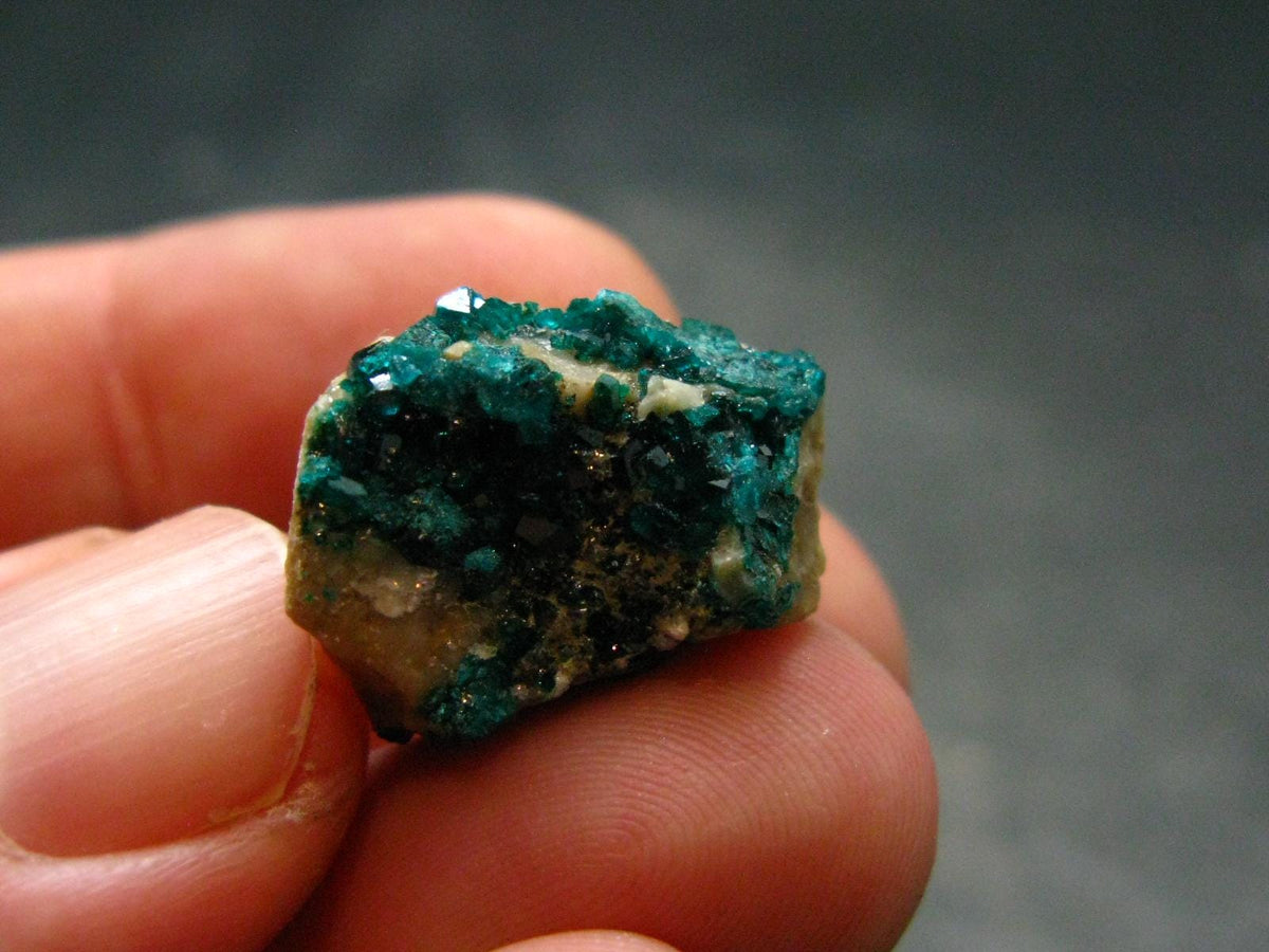 Very Nice Dioptase Cluster from Congo - 0.6" - 3.55 Grams