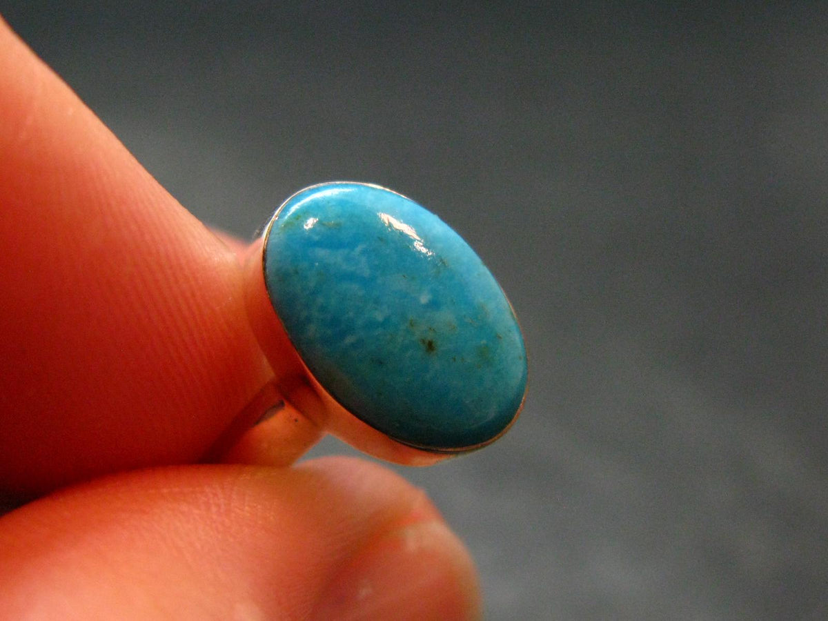 Genuine Turquoise Sterling Silver Ring - 2.40 Grams - Size 7
