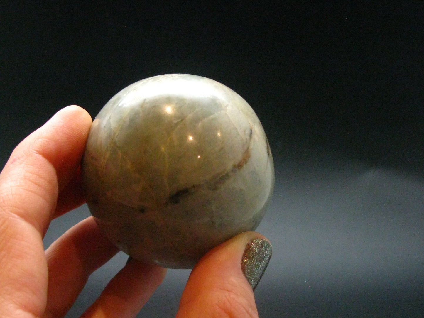 Genuine Blue Aquamarine Sphere Ball From Brazil - 1.8" - 150.71 Grams
