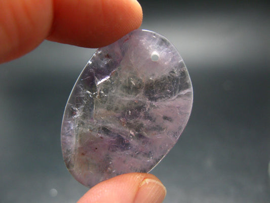 Rare Auralite Super 23 Amethyst Metal Free Pendant From Canada - 1.5" - 8.2 Grams