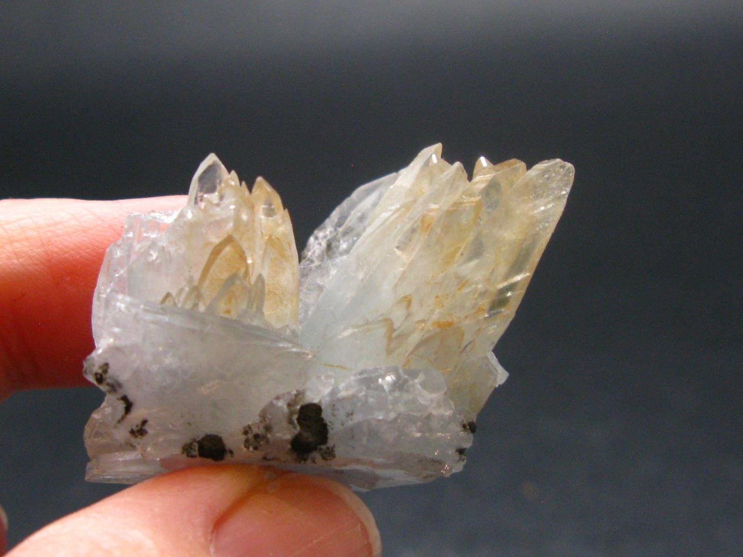 Blue Barite Cluster From Morocco - 1.3" - 19.58 Grams