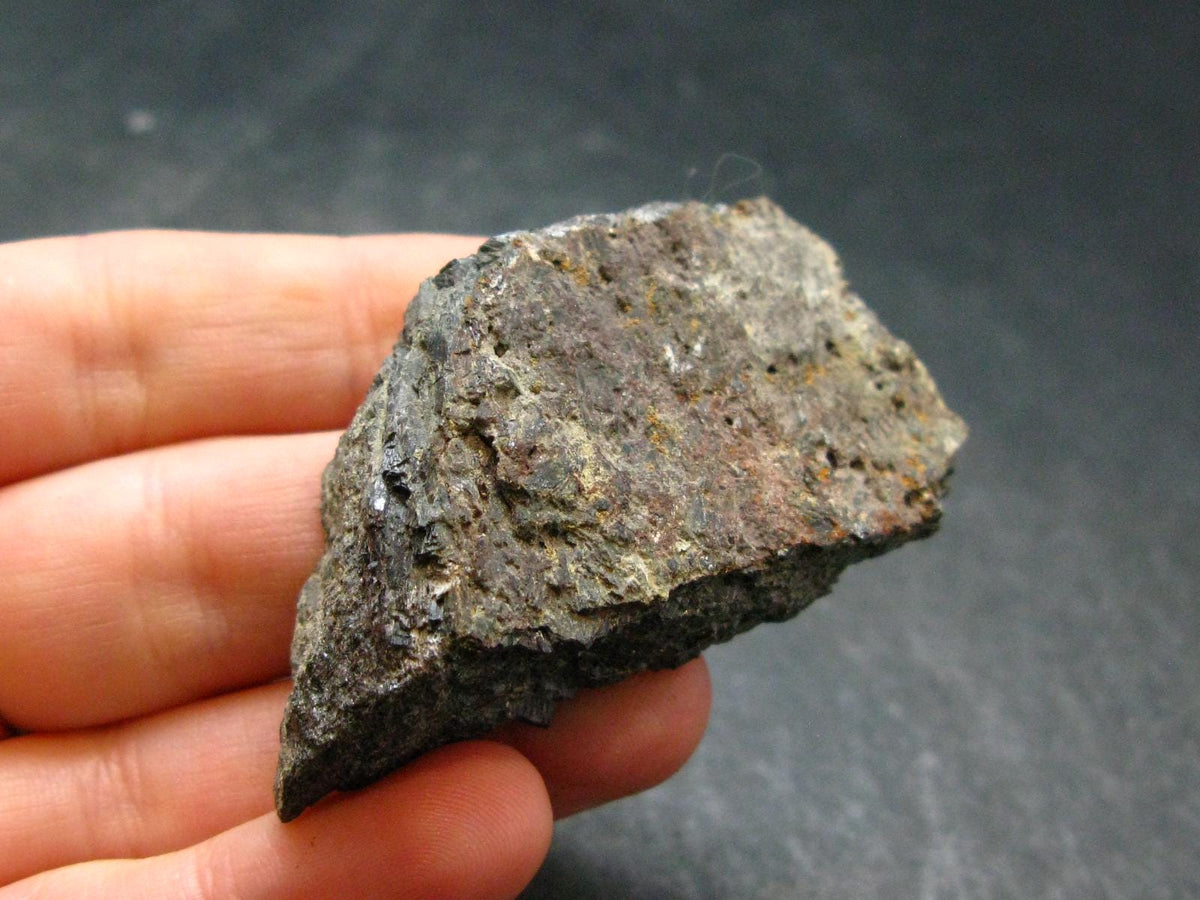 Rare Nuumite Nuummite Raw Piece From Greenland - 36.52 Grams - 2.1"