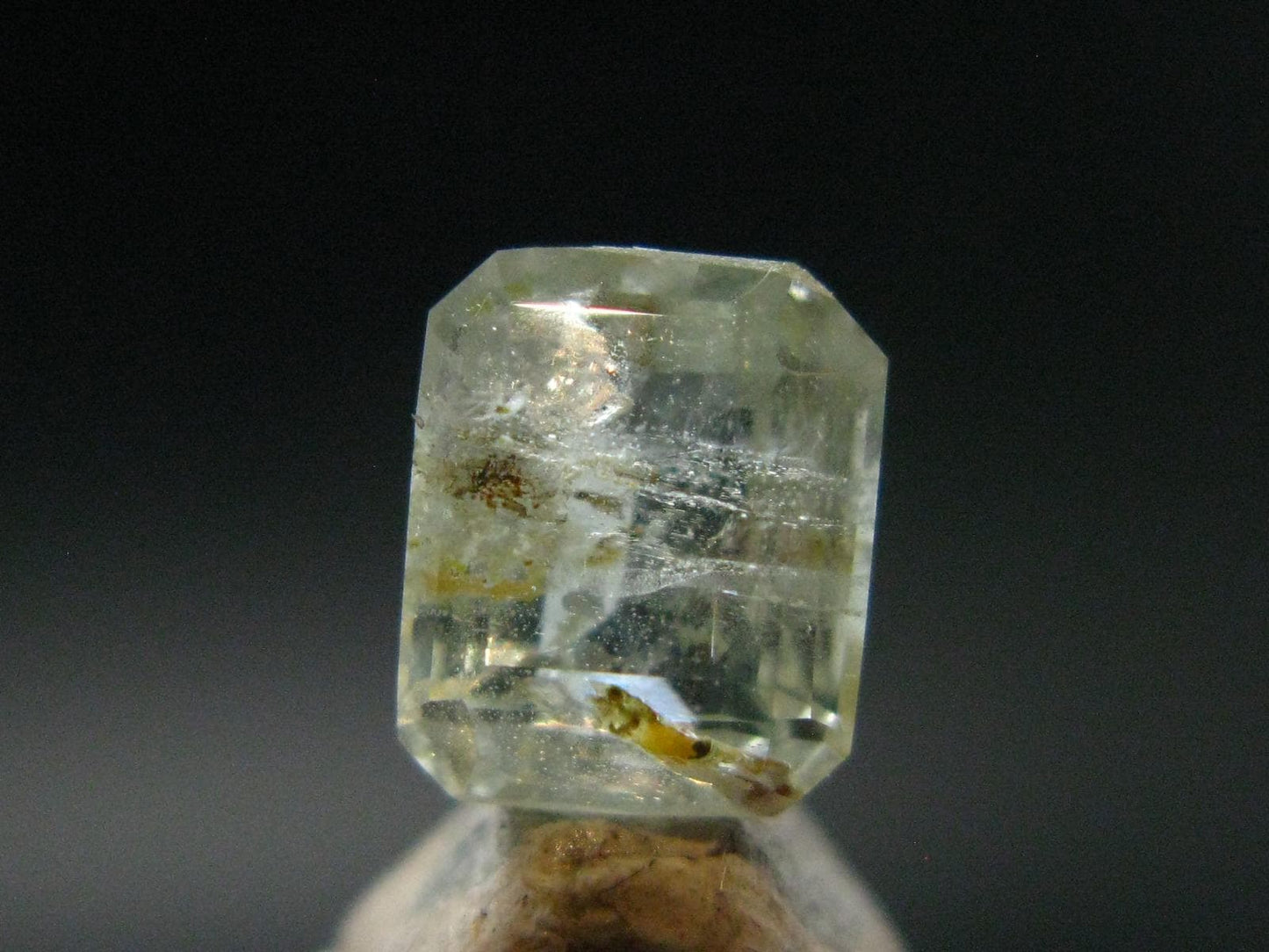 Rare Gem Natrolite Cut Stone from USA - 1.59 Carats
