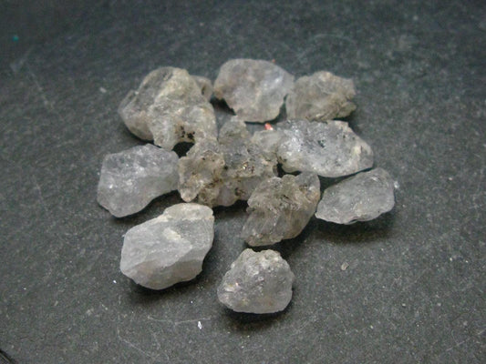 Lot of 10 Gray Herderite Crystals from Africa - 50.75 Carats