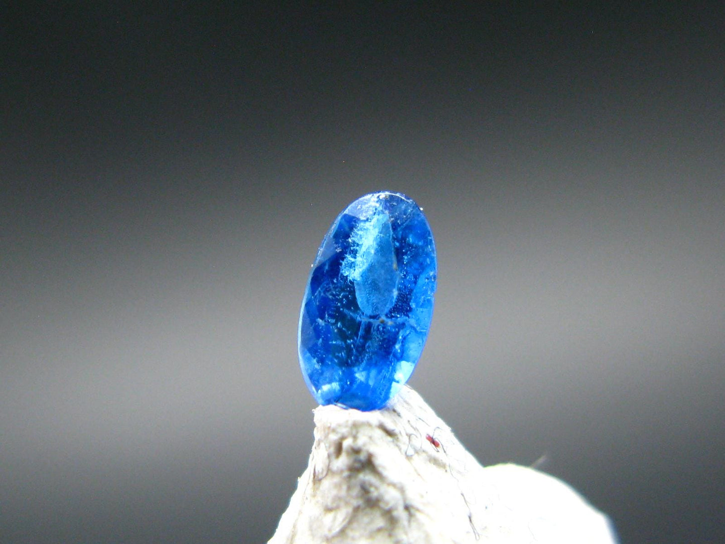 Rare Lazulite Cut Stone from Canada - 0.14 Carats - 5x3mm