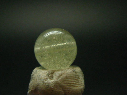 Libyan Tektite Glass Bead From Libya - 10 mm - 0.3"