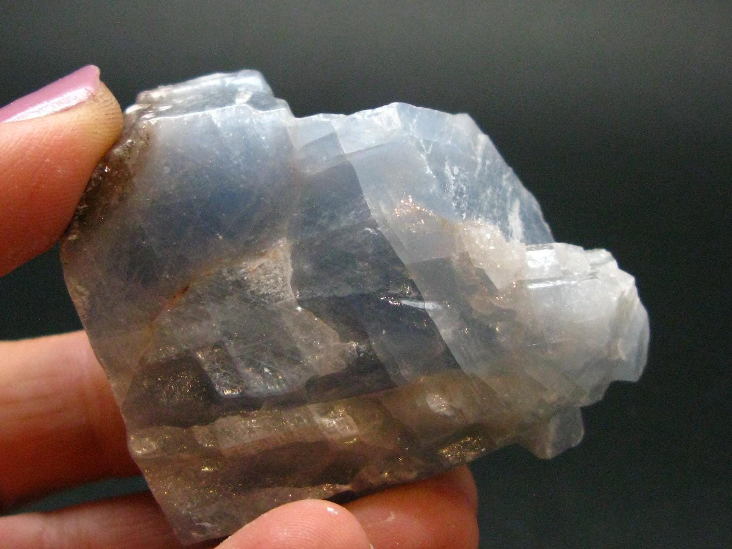 Blue Calcite Crystal from Mexico - 72.41 Grams - 1.9"