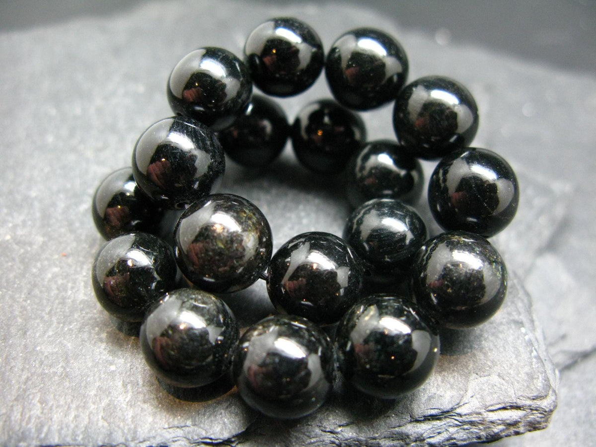 Hypersthene Genuine Bracelet ~ 7 Inches ~ 10mm Round Beads