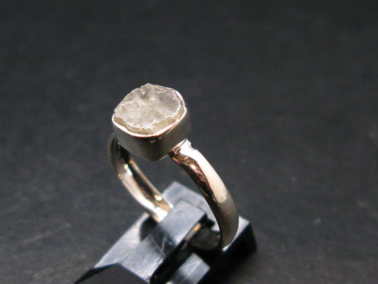 Phenakite Phenacite Sterling Silver Size 8 Ring from Russia - 2.08 Grams