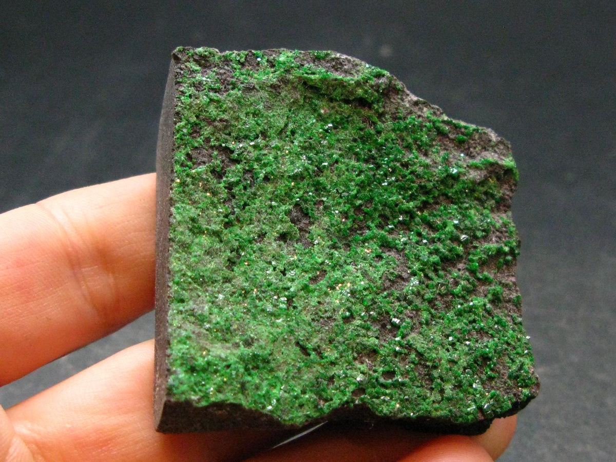 Uvarovite (Green Chromium Garnet) Cluster From Russia - 1.8"