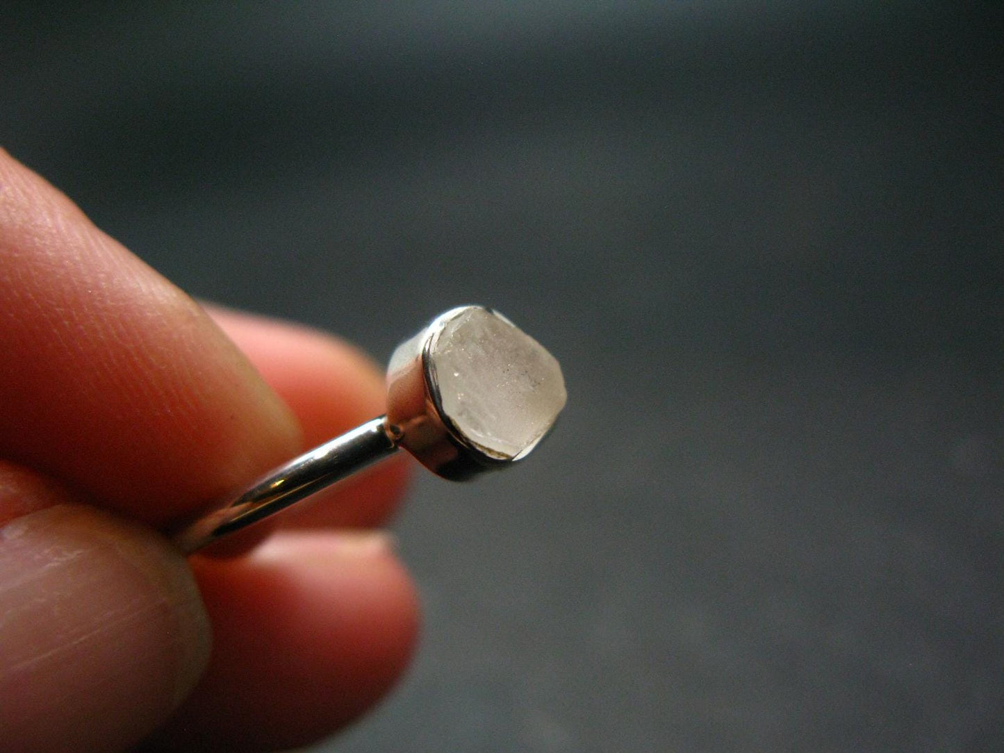 9.25 Carat Phenakite Phenacite Sterling Silver Size 7 Ring from Brazil