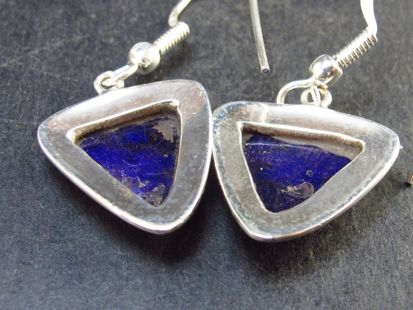 Sugilite Silver Earrings From South Africa - 1.3" - 4.2 Grams