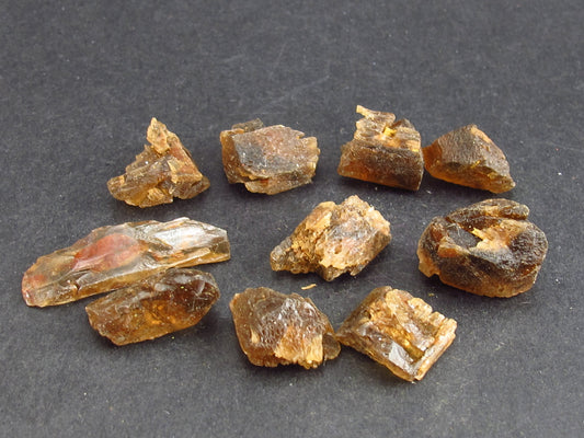 Lot of 10 Rare Enstatite Crystals From Tanzania - 16 Grams