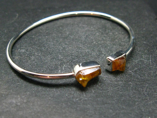 Zincite Zinkite Silver Twister Bracelet From Poland - 5.83 Grams