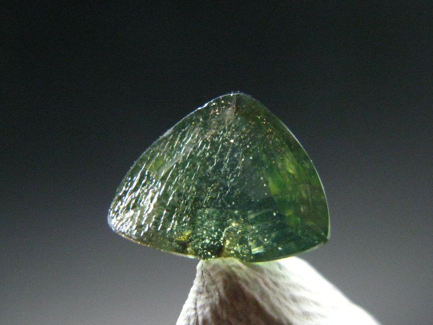 Green Zircon Cut Gem From Africa - 1.52 Carats