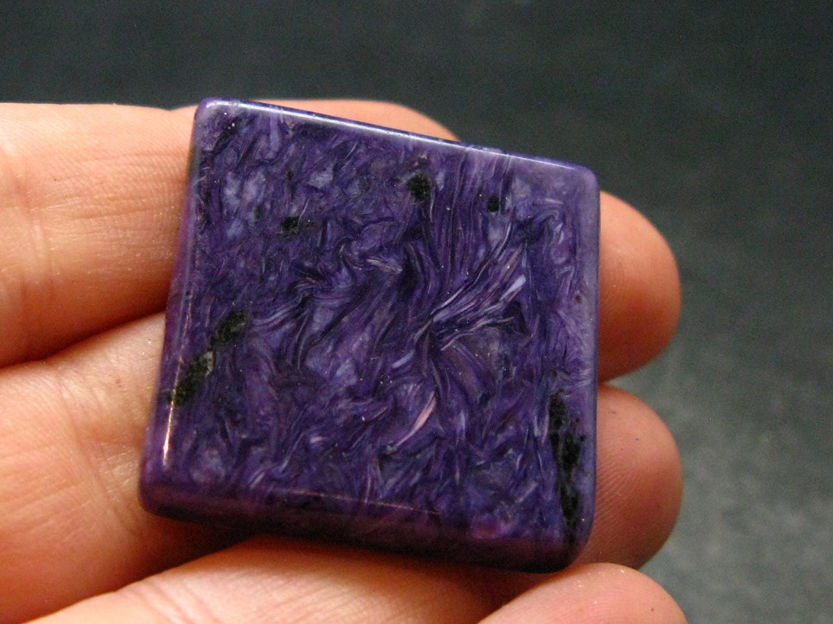 Large Nice Charoite Tumbled Stone from Russia - 10.12 Grams - 1.1"