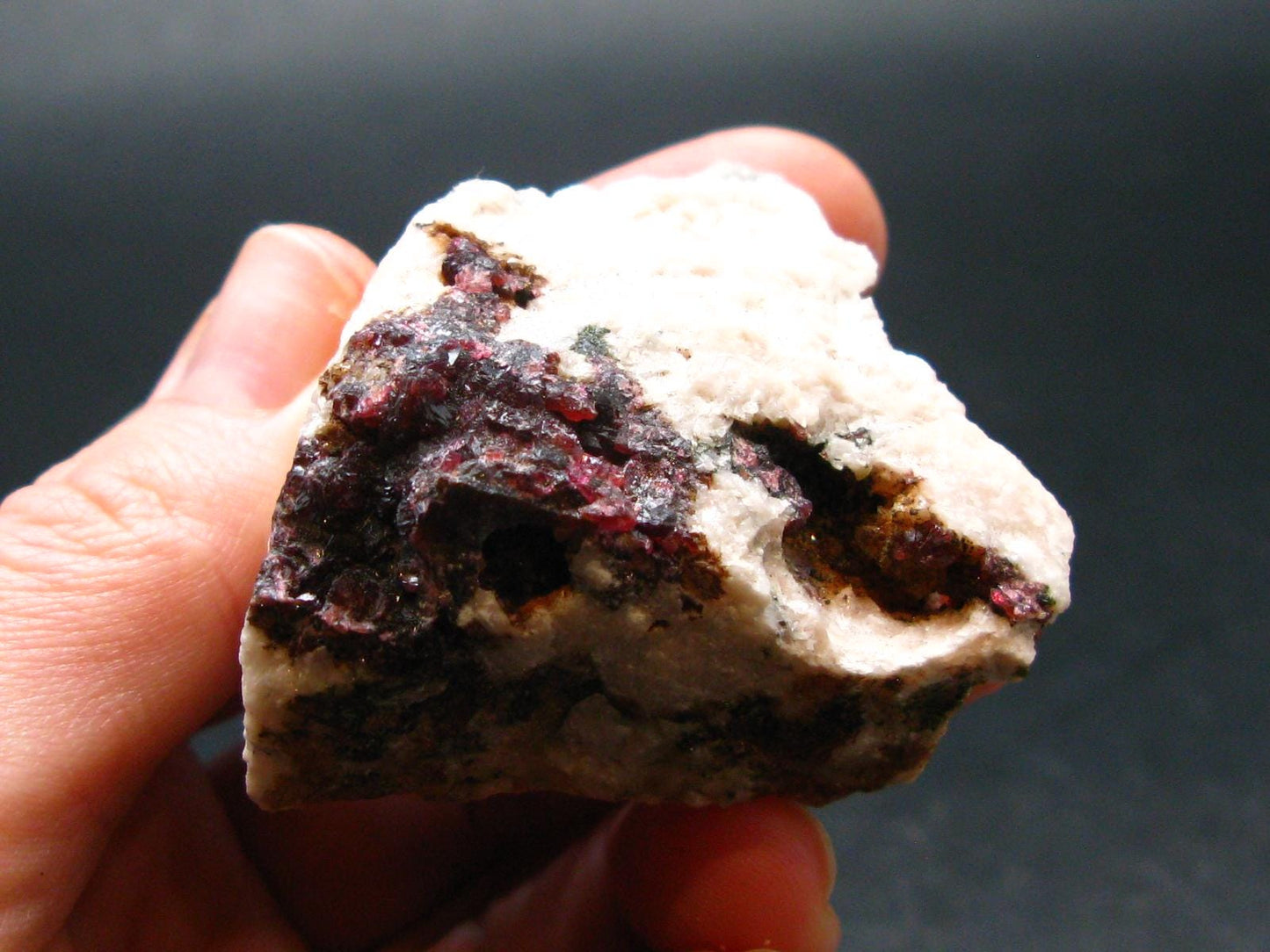 Fine Roselite Cluster From Morocco - 1.9"