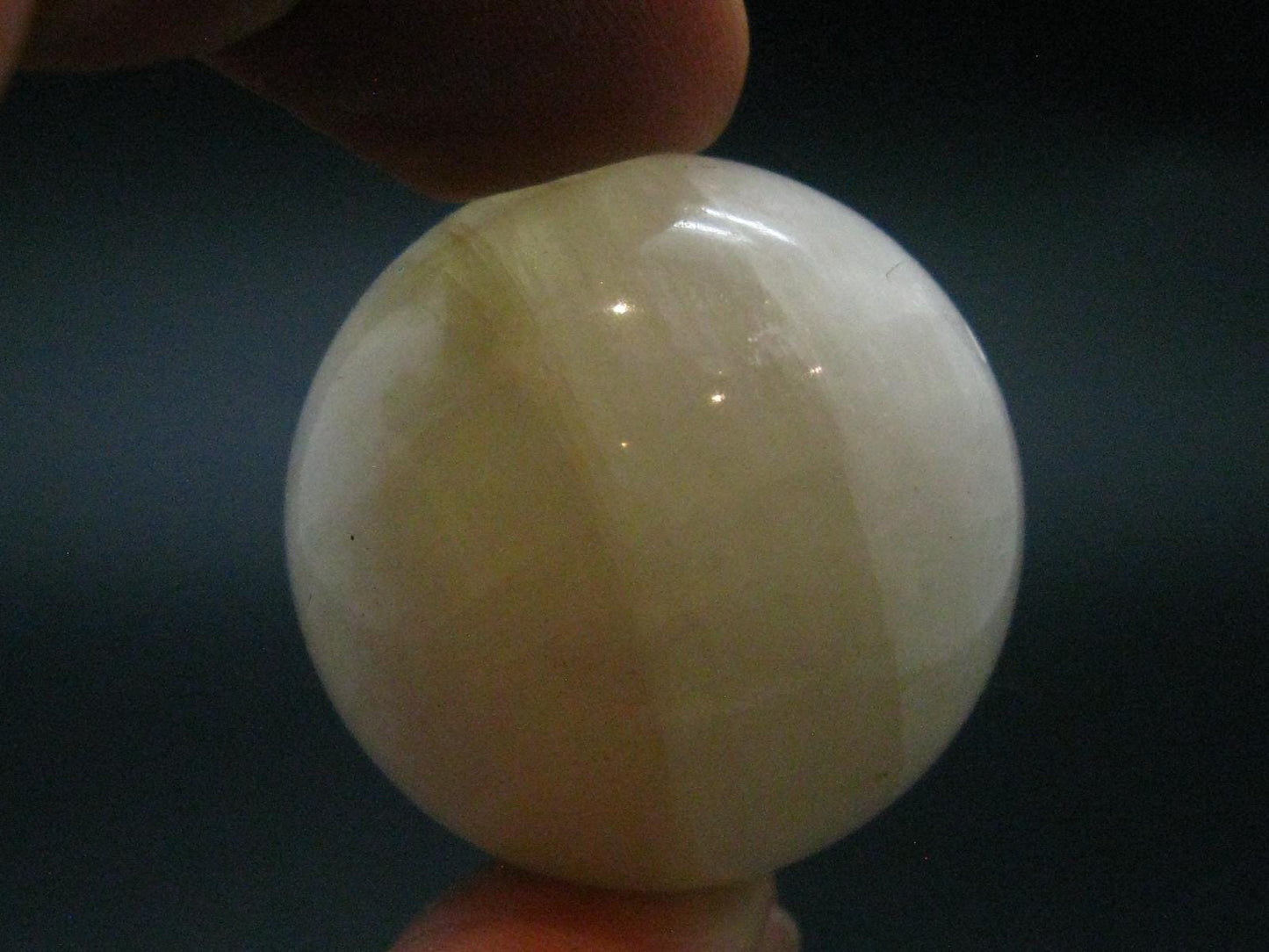 Rare Cryolite Sphere Ball From Greenland - 1.1" - 35.88 Grams