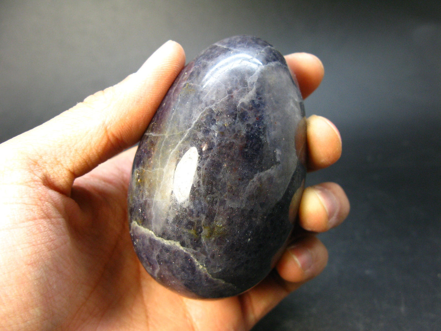 Iolite Cordierite Egg From Tanzania - 3.0"