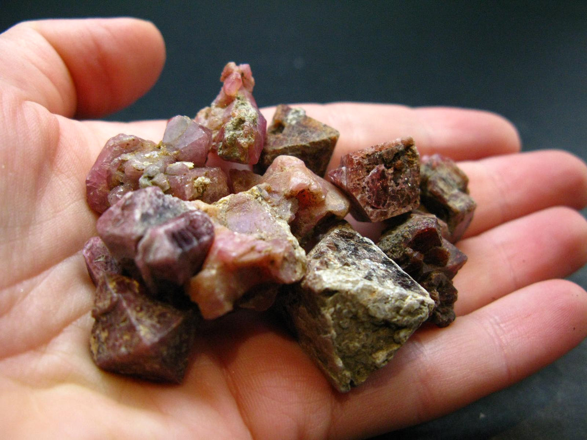 lot of 10 Spinel Crystals From Tanzania - 62.96 Grams