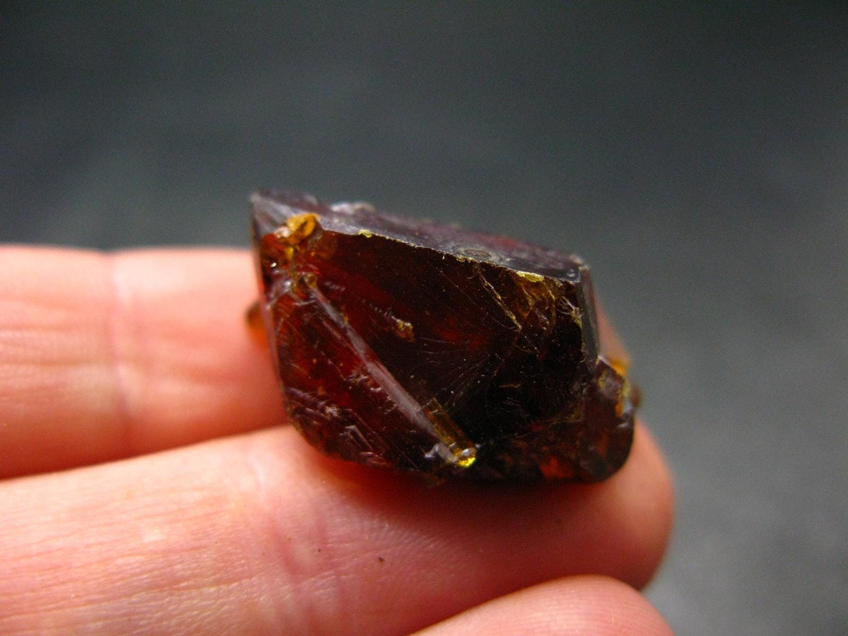 Stunning Fire Red Zincite Zinkite Crystal From Poland - 1.9" - 48.05 Carats