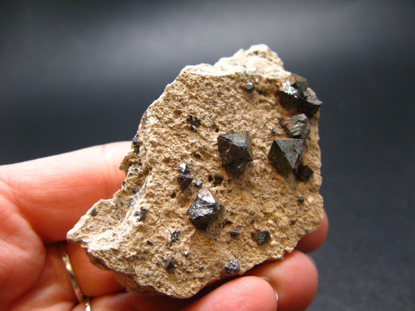 Large Magnetite Cluster from Bolivia - 2.3"